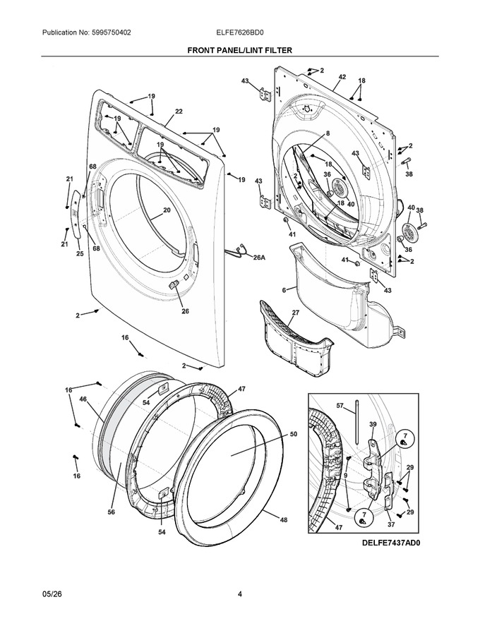 Diagram for ELFE7626BD0