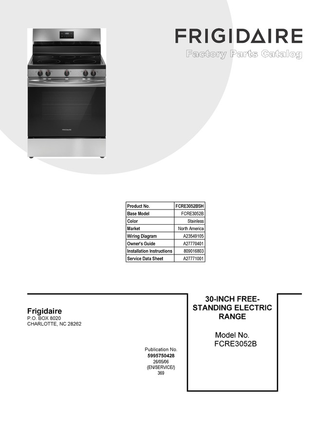 Diagram for FCRE3052BSH