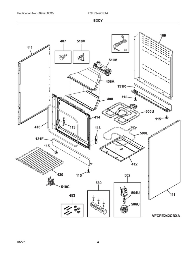 Diagram for FCFE242CBXA