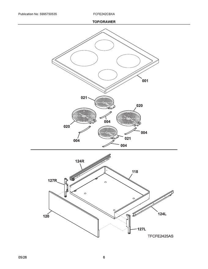 Diagram for FCFE242CBXA