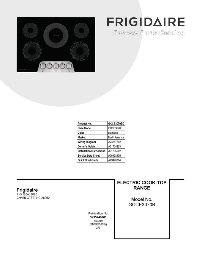 Diagram for GCCE3070BD