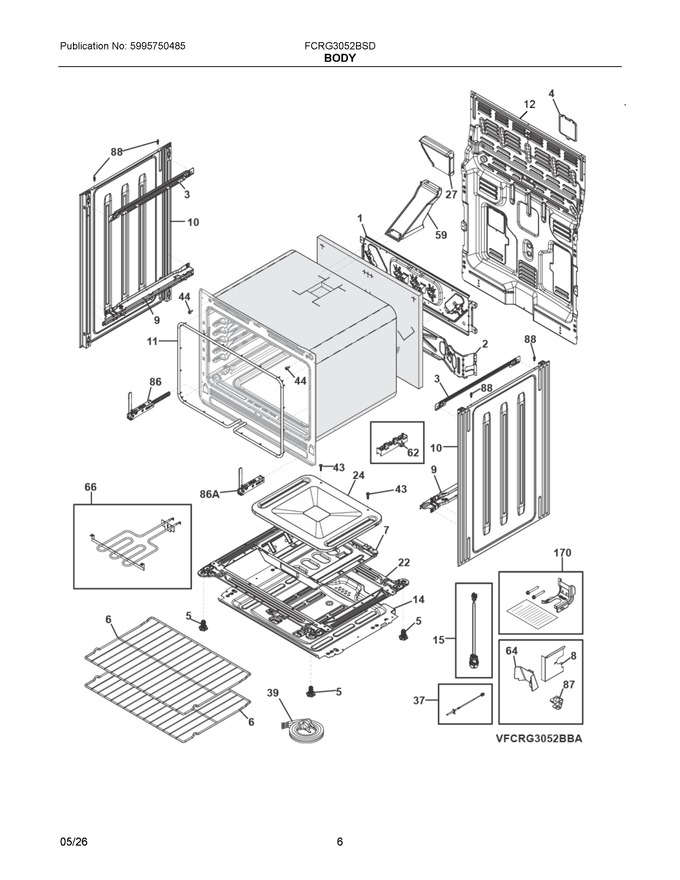 Diagram for FCRG3052BSD