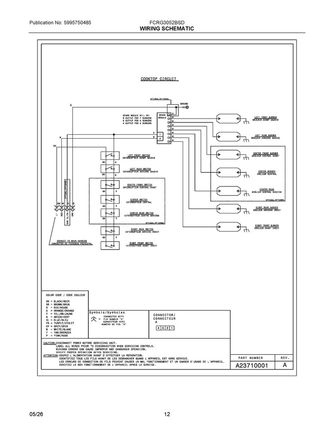 Diagram for FCRG3052BSD