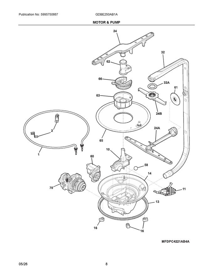 Diagram for GDBE250AB1A