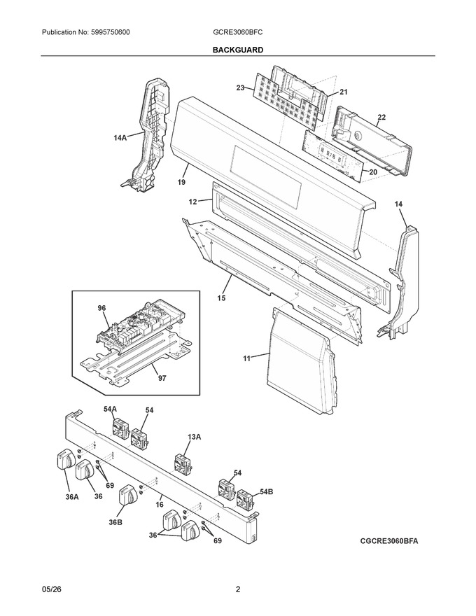 Diagram for GCRE3060BFC