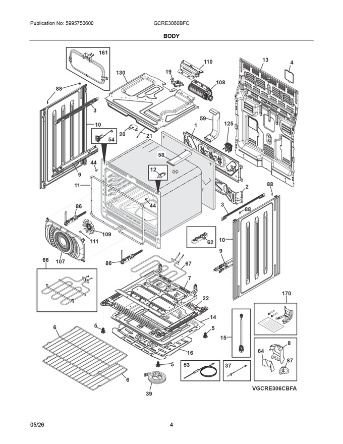 Diagram for GCRE3060BFC