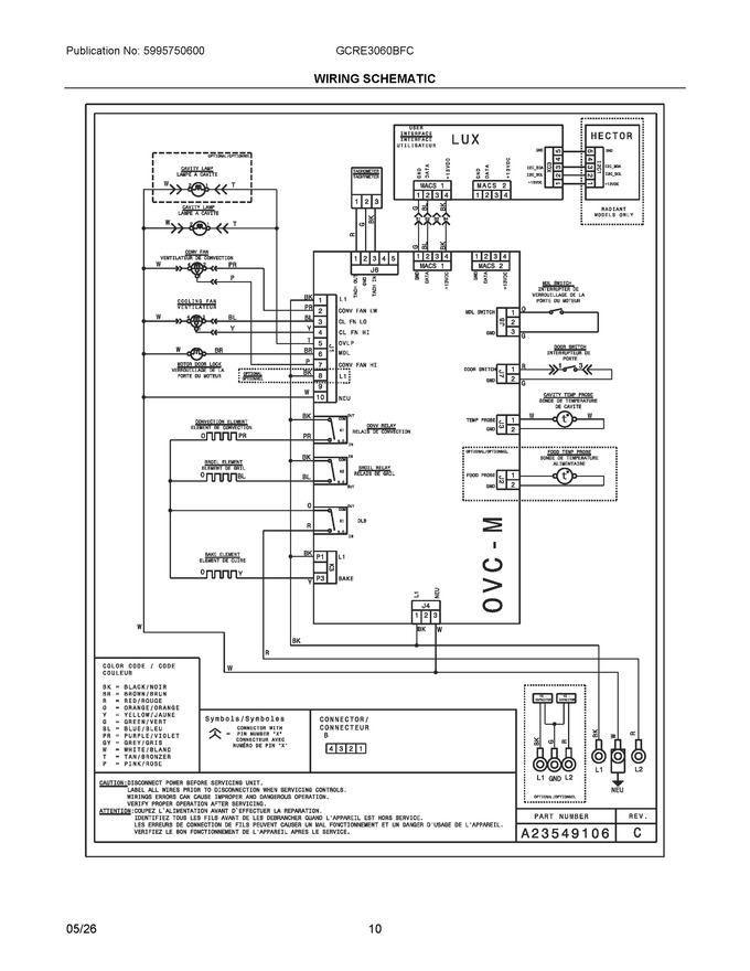 Diagram for GCRE3060BFC