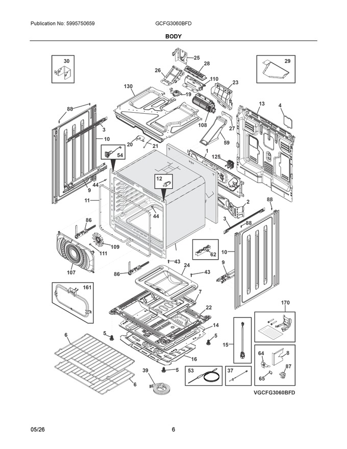 Diagram for GCFG3060BFD