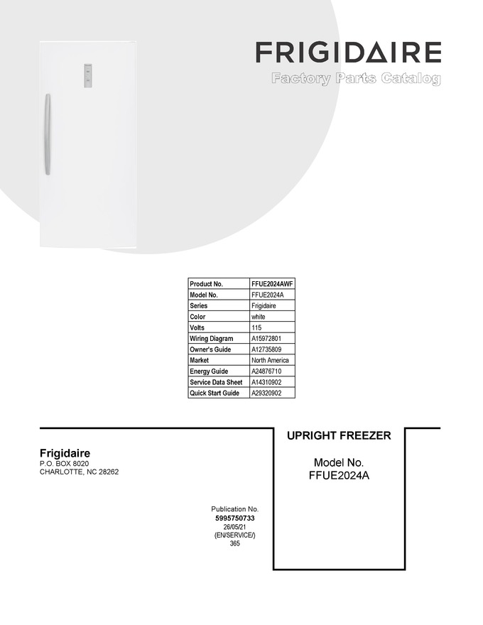 Diagram for FFUE2024AWF
