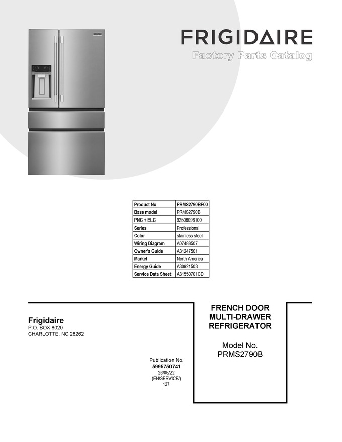 Diagram for PRMS2790BF00