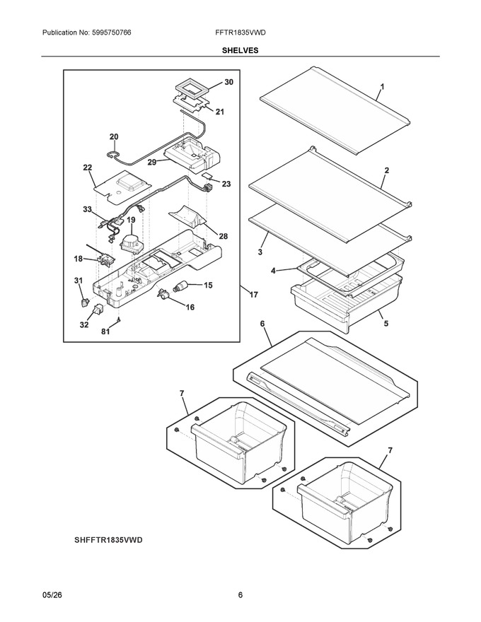 Diagram for FFTR1835VWD