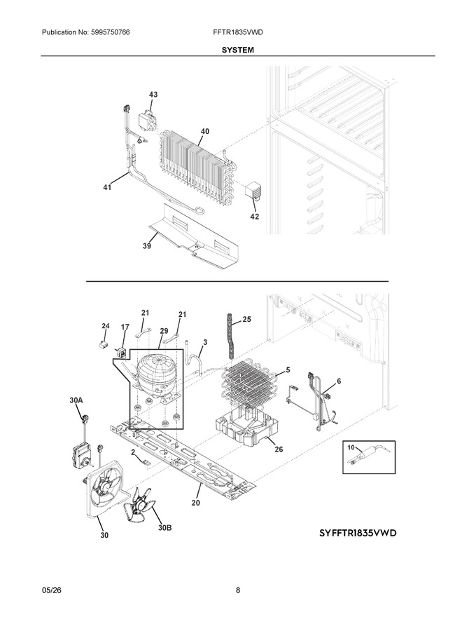 Diagram for FFTR1835VWD