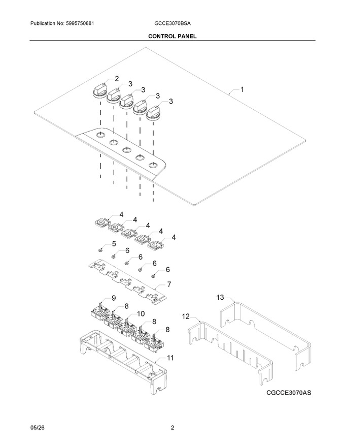 Diagram for GCCE3070BSA