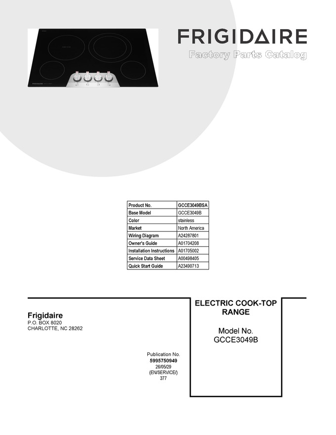 Diagram for GCCE3049BSA