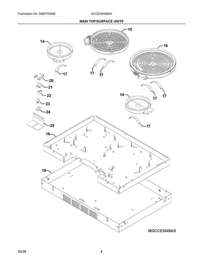 Diagram for GCCE3049BSA