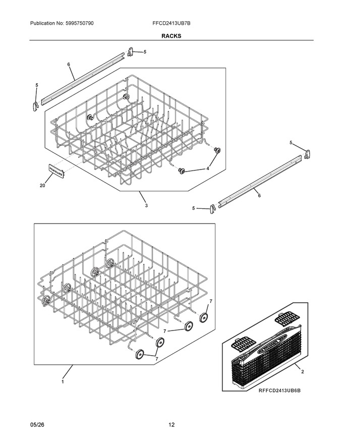Diagram for FFCD2413UB7B