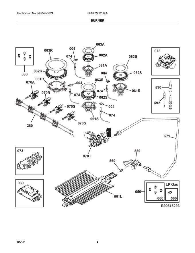 Diagram for FFGH2422UXA