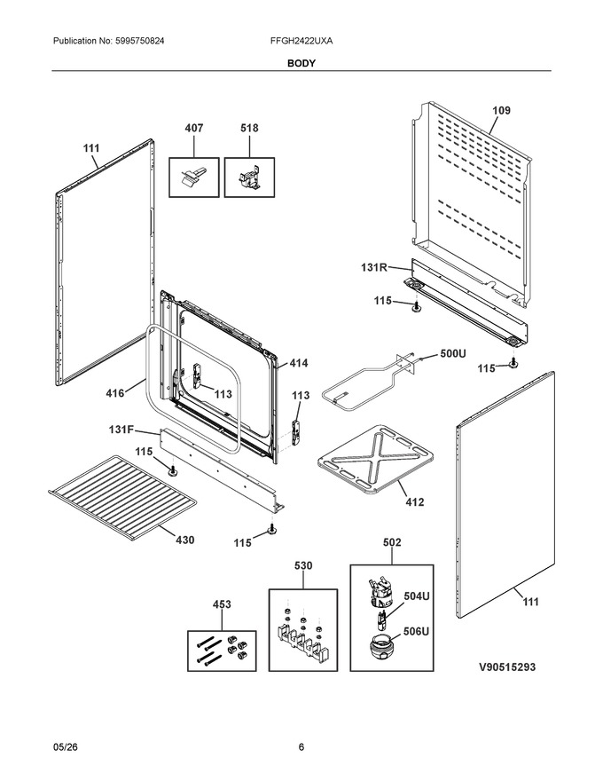 Diagram for FFGH2422UXA