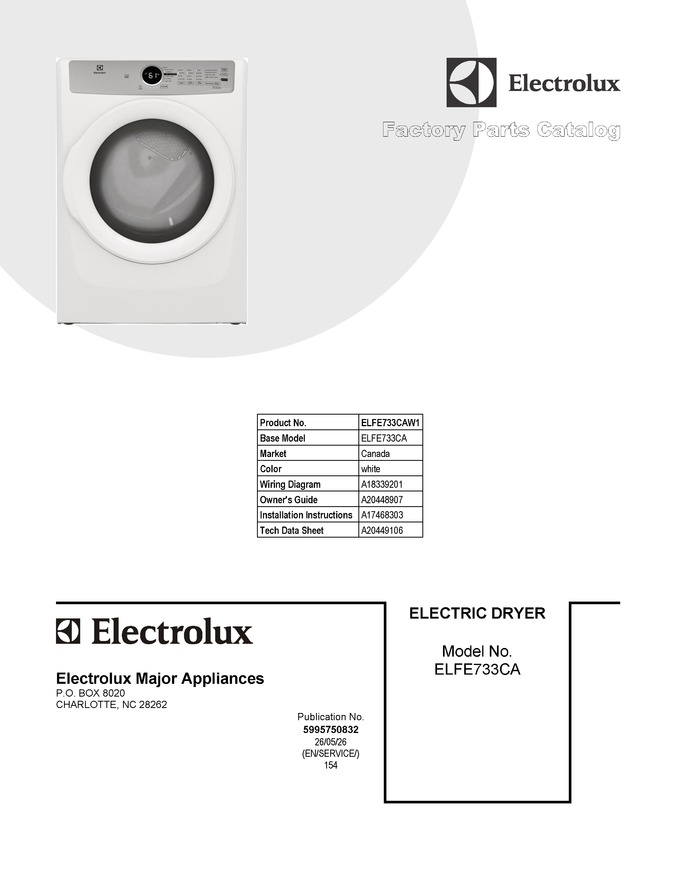 Diagram for ELFE733CAW1