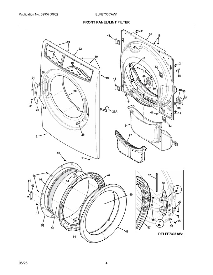 Diagram for ELFE733CAW1
