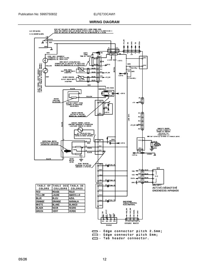 Diagram for ELFE733CAW1