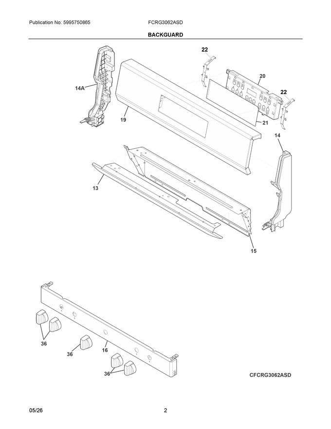 Diagram for FCRG3062ASD