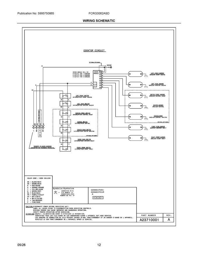 Diagram for FCRG3062ASD