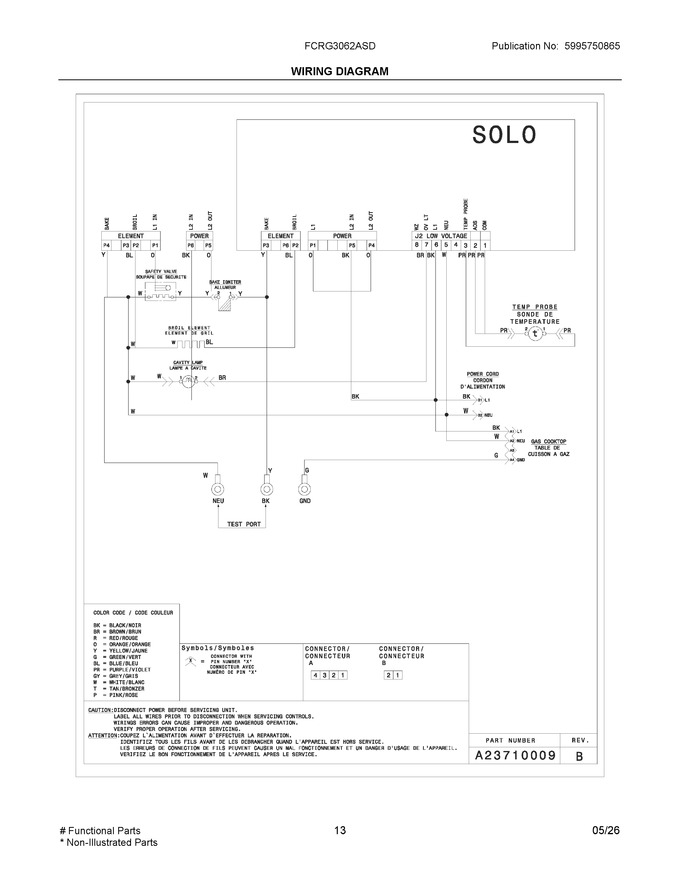 Diagram for FCRG3062ASD