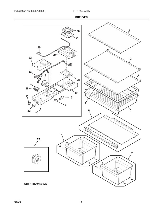 Diagram for FFTR2045VSA
