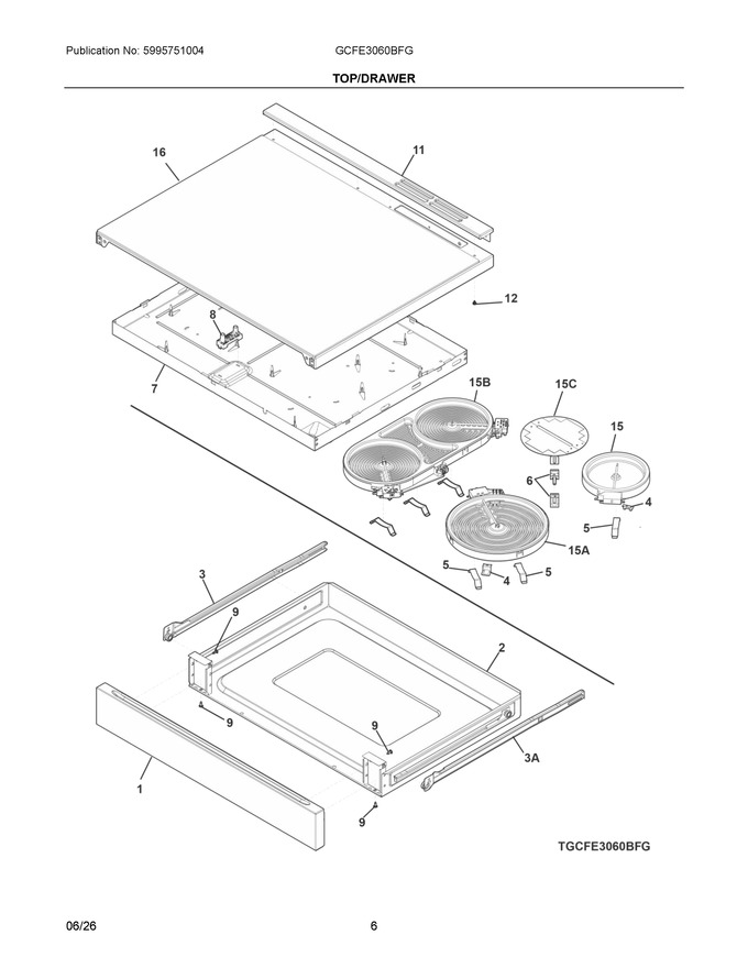 Diagram for GCFE3060BFG