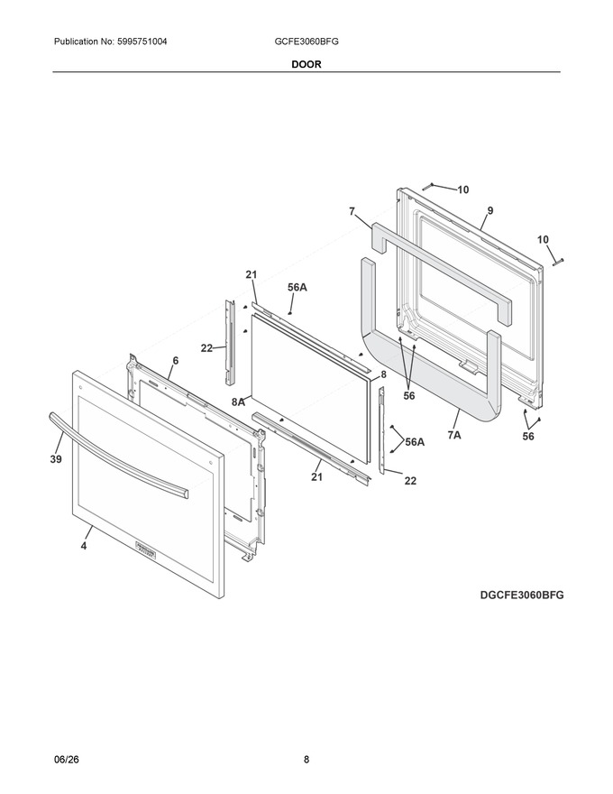 Diagram for GCFE3060BFG