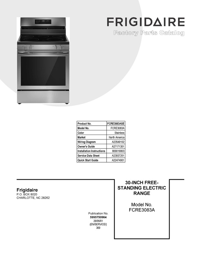 Diagram for FCRE3083ASE