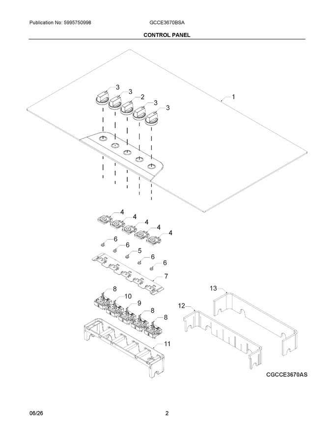 Diagram for GCCE3670BSA
