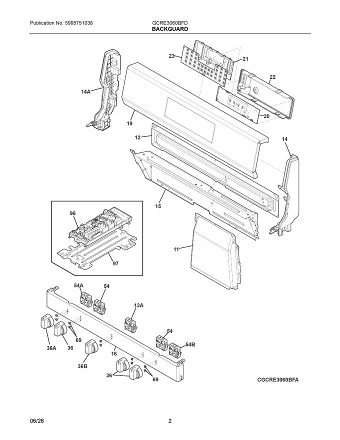 Diagram for GCRE3060BFD