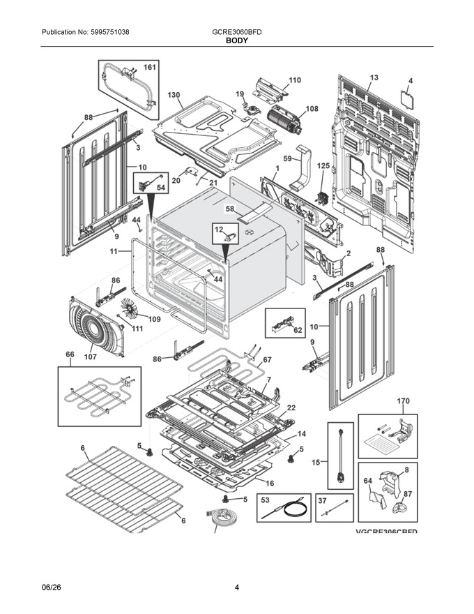 Diagram for GCRE3060BFD