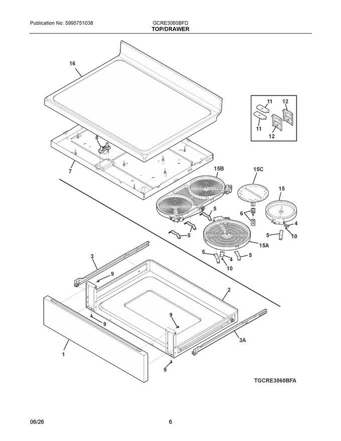 Diagram for GCRE3060BFD