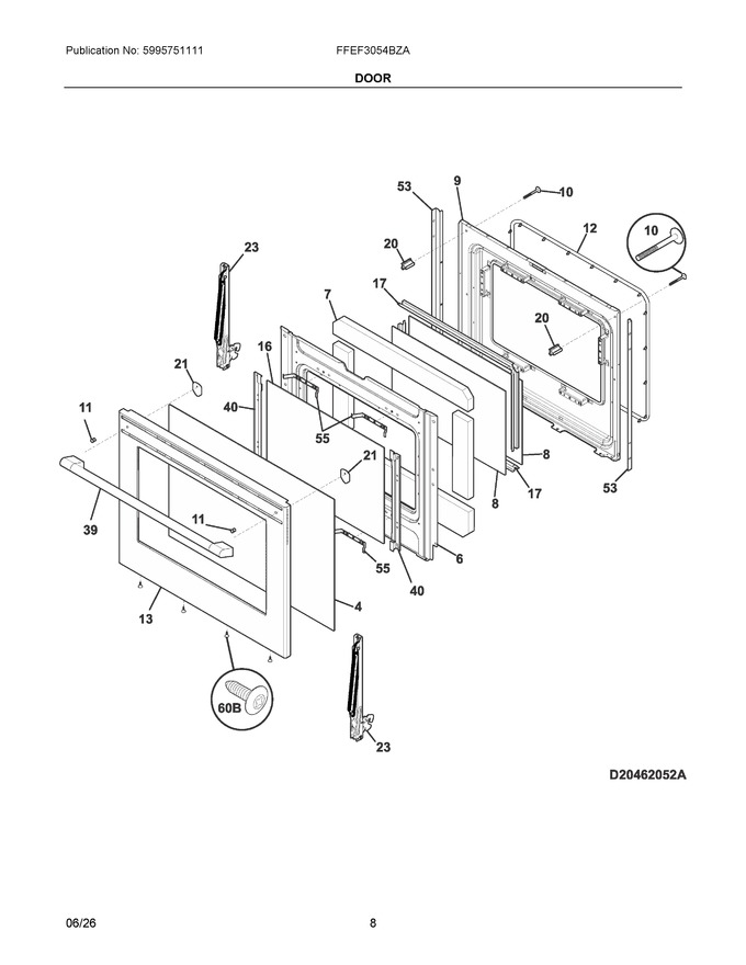 Diagram for FFEF3054BZA