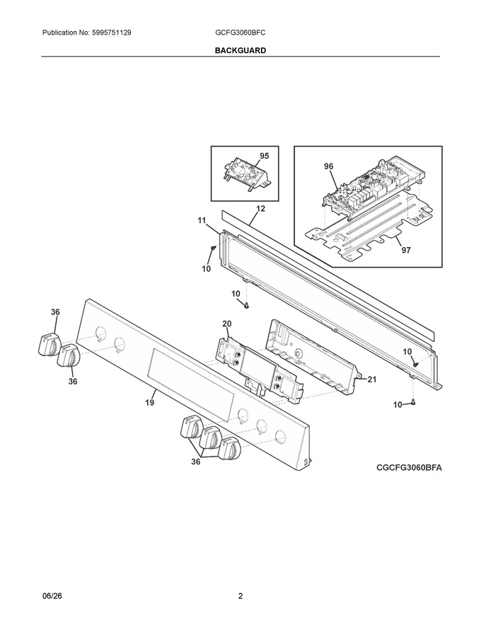 Diagram for GCFG3060BFC