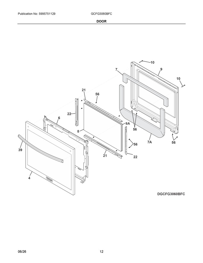Diagram for GCFG3060BFC
