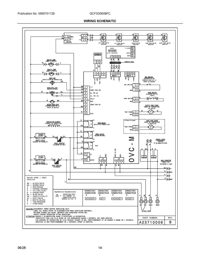 Diagram for GCFG3060BFC