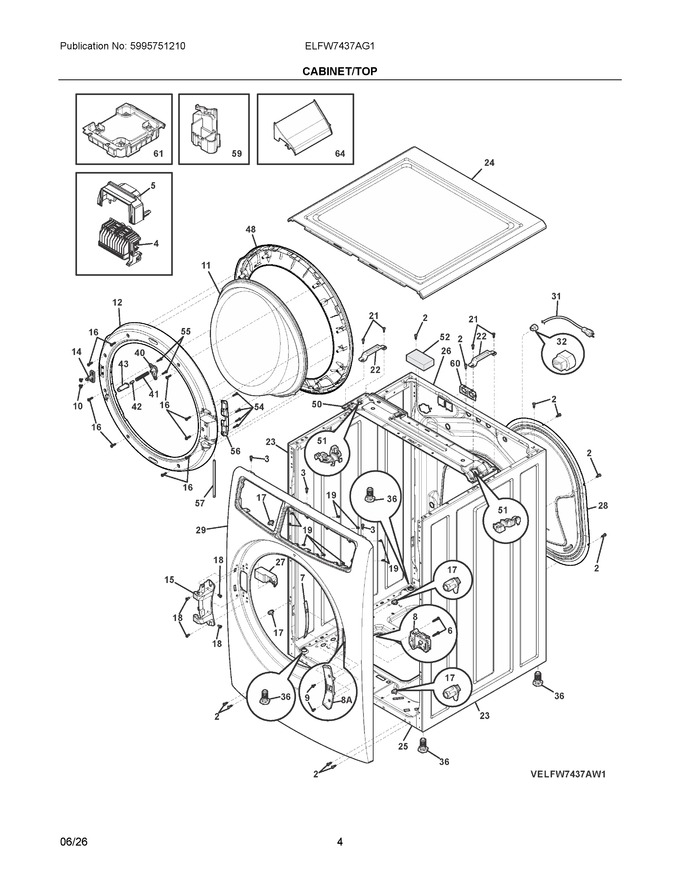 Diagram for ELFW7437AG1