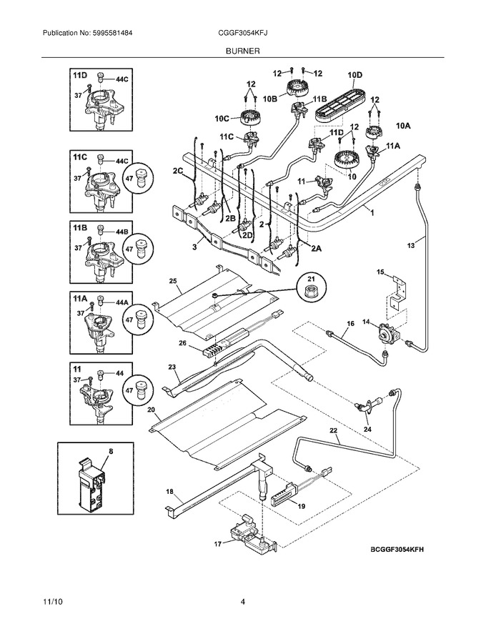 Diagram for CGGF3054KFJ