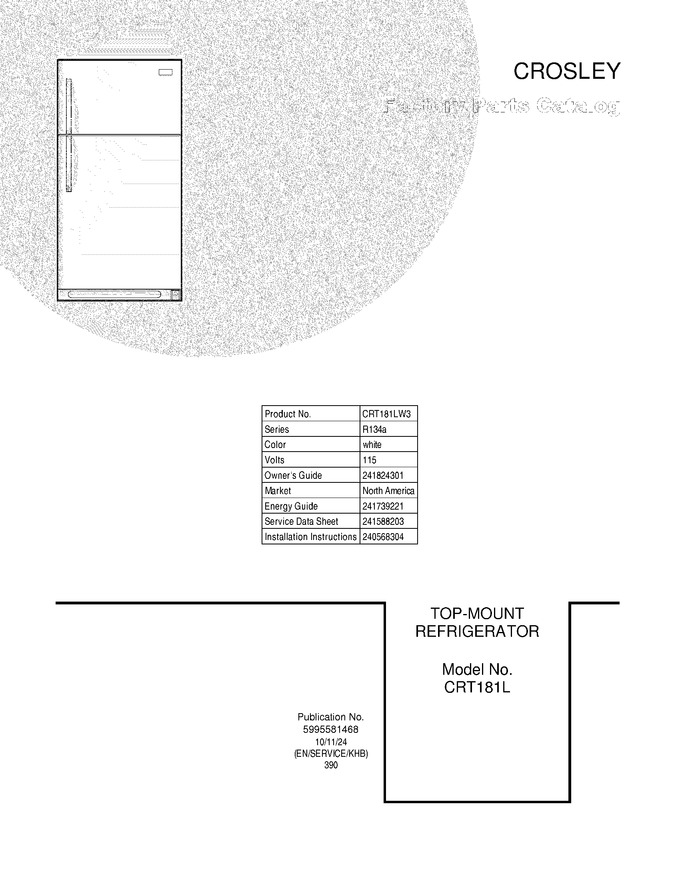 Diagram for CRT181LW3