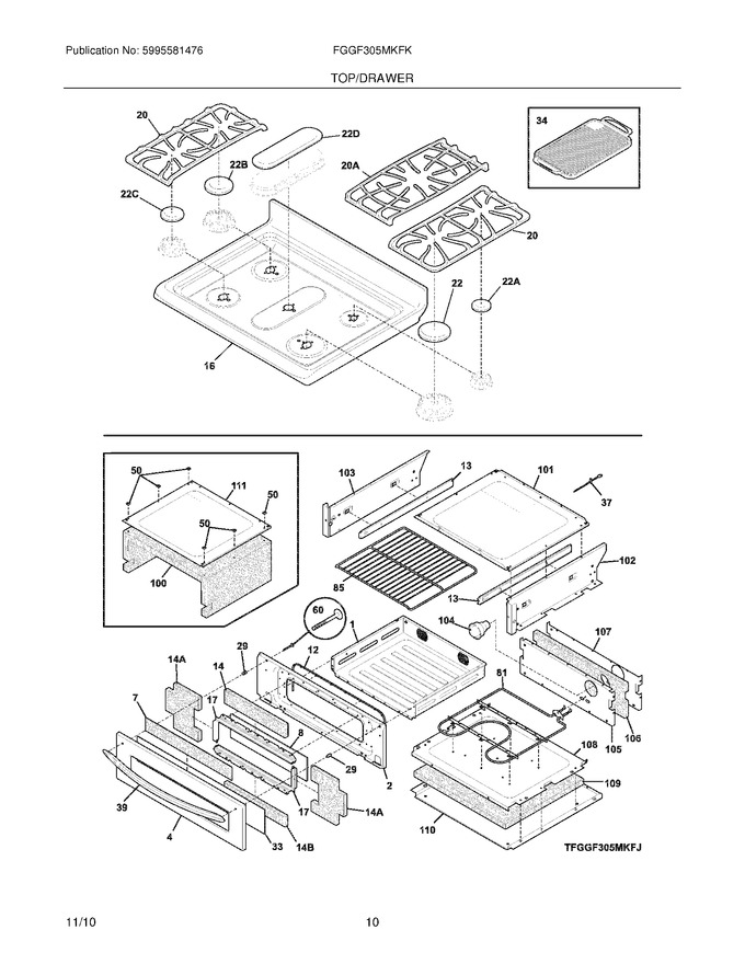 Diagram for FGGF305MKFK