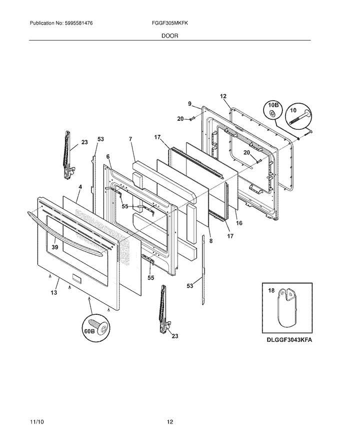 Diagram for FGGF305MKFK