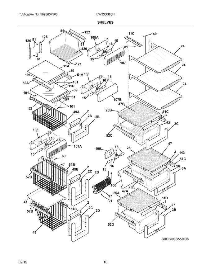 Diagram for EW23SS65HB2
