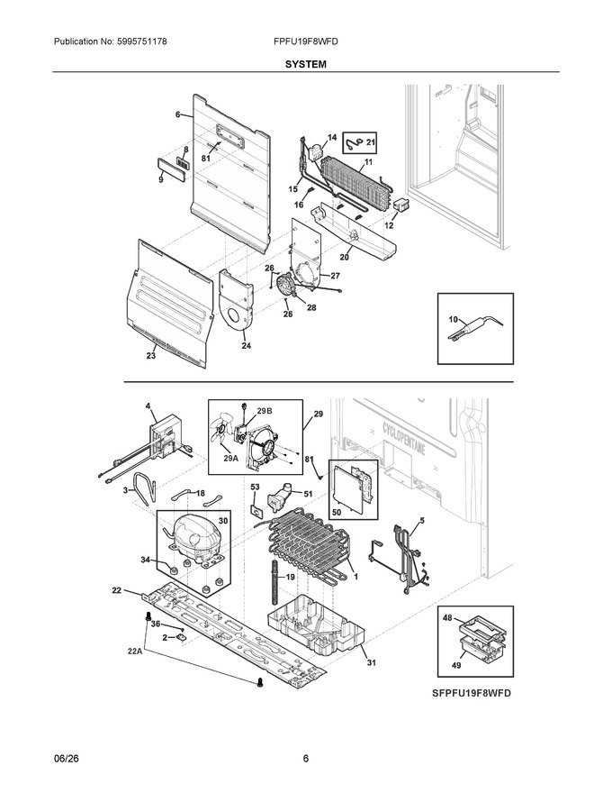 Diagram for FPFU19F8WFD