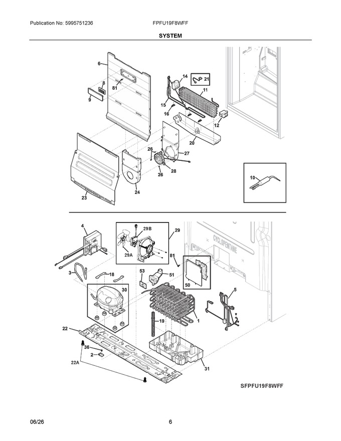 Diagram for FPFU19F8WFF