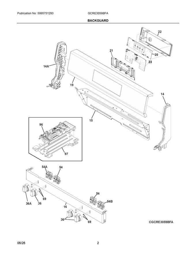 Diagram for GCRE3059BFA