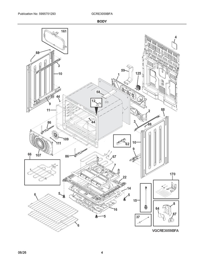 Diagram for GCRE3059BFA